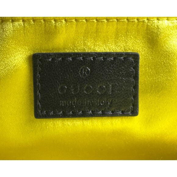 GUCCI Quilted Leather Horsebit Chain Medium Shoulder Bag Limited Edition Black - Picture 6 of 11